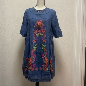 Womens Free People boho, size medium dress.